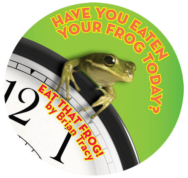FREE Eat That Frog Sticker